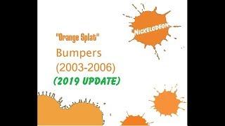 Nickelodeon "Orange Splat" Bumpers (2003, 2004-2006) (2019 UPDATE)