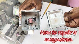 How to repair a microwave oven magnetron / தமிழ்