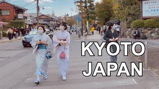 4K KYOTO JAPAN - Kyoto Arashiyama Shopping Street Walking Tour | 京都嵐山 2021