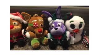 my funko five nights at freddy's haul! i found the holiday plush collection and more