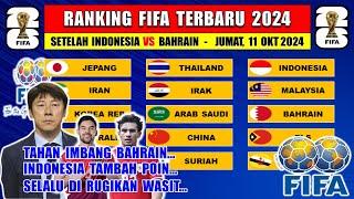 RANKING FIFA TERBARU 2024 SETELAH PERTANDINGAN BAHRAIN vs INDONESIA