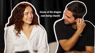 the house of the dragon cast being absolutely chaotic