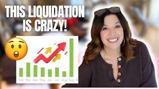 This is beyond what I ever expected! Reseller Liquidation, Sales Stats, & thrift with me haul