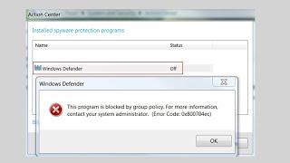 How To Fix Error Code 0x800704ec In Windows