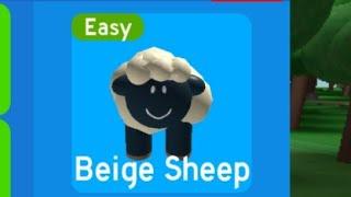 How to find beige sheep in roblox find the sheep