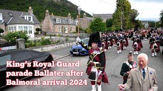 King's Royal Guard parade Ballater 2024