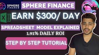 SPHERE FINANCE - Turn $1,000 into a $9,000 monthly income  in 5 Months | Spreadsheet included