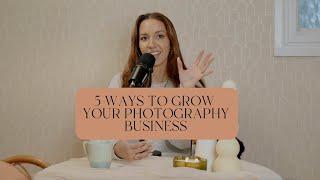 5 Ways To Grow Your Photography Business In 2023 | Oh Shoot! Podcast with Cassidy Lynne