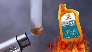 Repsol Moto Sport 4T 10W40 How clean is engine oil? Test above 100°C