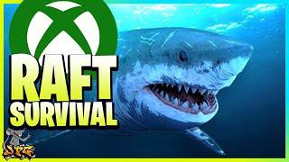 RAFT ON CONSOLE! Survive On Raft Xbox Gameplay - New Survival Knock Off! Is It Good?