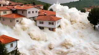 Cities are cut off from the world! Historic floods hit Switzerland and Italy