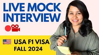 USA F1 visa Mock Interview Fall 2024 | For Master's and Bachelor's | With Free Assessment 