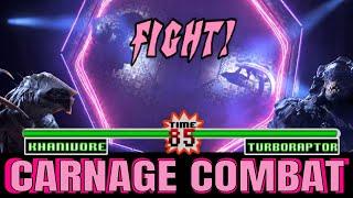 Khanivore vs Turboraptor with Healthbars | Love, Death & Robots (2019) Carnage Combat