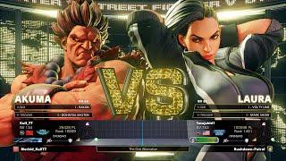 Akuma vs Laura  Ranked Match  Street Fighter V Champion Edition