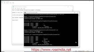 How to Create Python Virtual Environment in Windows
