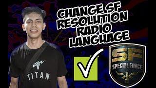 Change resolution / change radio language in (Special Force) #Tutorial40