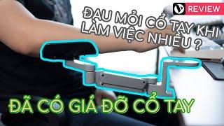 Giá đỡ cổ tay, dụng cụ lạ mà hay giúp giảm đau vai gáy cho người sử dụng máy tính lâu dài