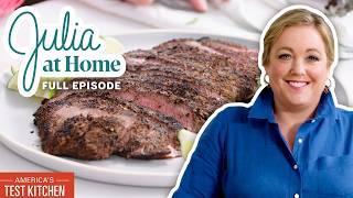 Summer Dinner (Flank Steak, Rice and Beans, Icebox Cheesecake) | Julia At Home Full Episode (S4 E3)