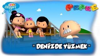 Pepee Yeni Bölüm:12 / Denizde Yüzmek - Çizgi Film | Düşyeri