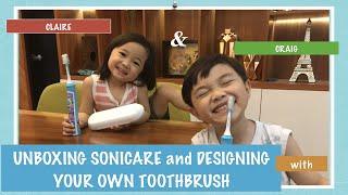 PKIDSTV - UNBOXING PHILIPS SONICARE | DESIGNING YOUR OWN TOOTHBRUSH