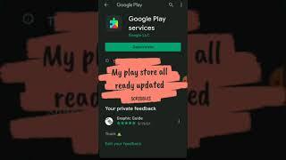 how to update Google play services