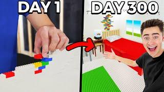 I Built a LEGO Room for 300 Days...