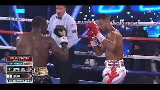 Теренс Кроуфорд Келл Брук. Полный бой. Terence Crawford vs Kell Brook. Full fight.