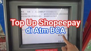 Cara Top up / isi saldo Shopeepay di Atm BCA