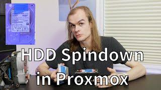 How to setup HDD Spin down in Proxmox VE