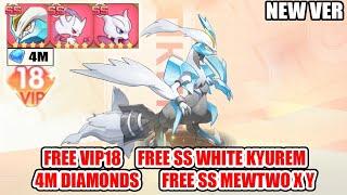 Pocket Incoming New Gameplay - Free SS White Kyurem & SS Mewtwo X Y & 4M Diamonds