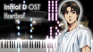 Initial D OST - Heartbeat【Nathalie】- Piano Cover/Tutorial (Extended)