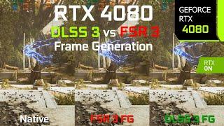 Immortals of Aveum | 4K FSR 3 vs DLSS 3 Frame Generation - Graphics/Performance | RTX 4080