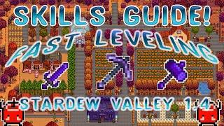 Stardew Valley 1.4 SKILLS GUIDE - Leveling Tips and Tricks - Stardew Valley Guide