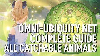 Omni-Ubiquity Net Complete Guide - All Catchable Animals And Where To Find Them