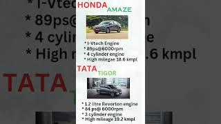 Tata Tigor vs Honda Amaze #latest #comparison #lokki Priya 