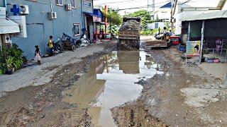 Features of the project run by experts to rebuild roads to make it easier for farmers