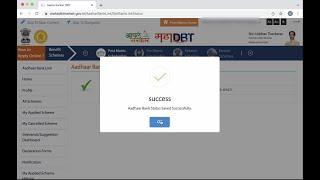 How To Check Aadhar Card Is Linked To Your Bank Account | Maha DBT| Application Renewal For 2nd Year
