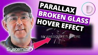 Divi Theme Parallax Broken Glass Hover Effect 