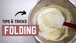 FOLDING TECHNIQUE for Cakes » tips & tricks