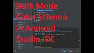 How to set Dark mode Color scheme (Dracula) theme in your Android Studio IDE?