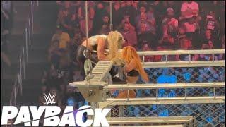 Becky Lynch vs Trish Stratus Steel Cage FULL MATCH - WWE PAYBACK 9/2/23