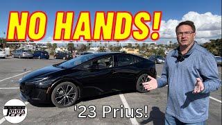 *No Hands!* 2023 Prius Perpendicular Park Feature!