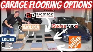 BEST VALUE! DIY GARAGE FLOORING - Swisstrax Racedeck Home Depot Amazon