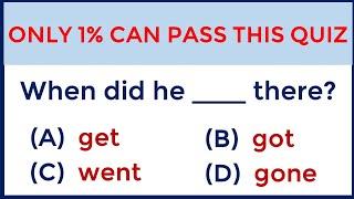 Mixed Grammar Quiz: If you score over 95% on this quiz, your English is Excellent!