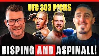 BISPING interviews TOM ASPINALL: UFC 303 Picks | UFC Manchester Breakdown