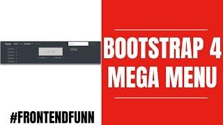 How To Create Bootstrap 4 Mega Menu Tutorial - web development