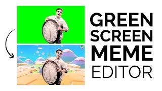 How to Make Green Screen Memes Online Using a Phone or Computer