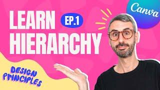 Hierarchy | Basic Principles of Graphic Design [Ep. 01]