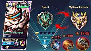 NEW SEASON AULUS COMPLETE META GUIDE TO RANK UP IN SOLO RANK (100% win streak) ~ MLBB