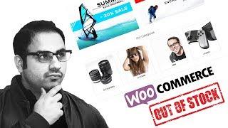 Woocommerce Stock Management | Out of Stock Tutorial